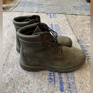 Timberland Black Boots Classic Design Rugged Sole